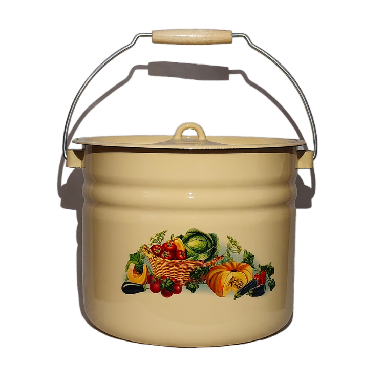 سطل لعابی ۱۲ لیتری استوانهای مدل کدو