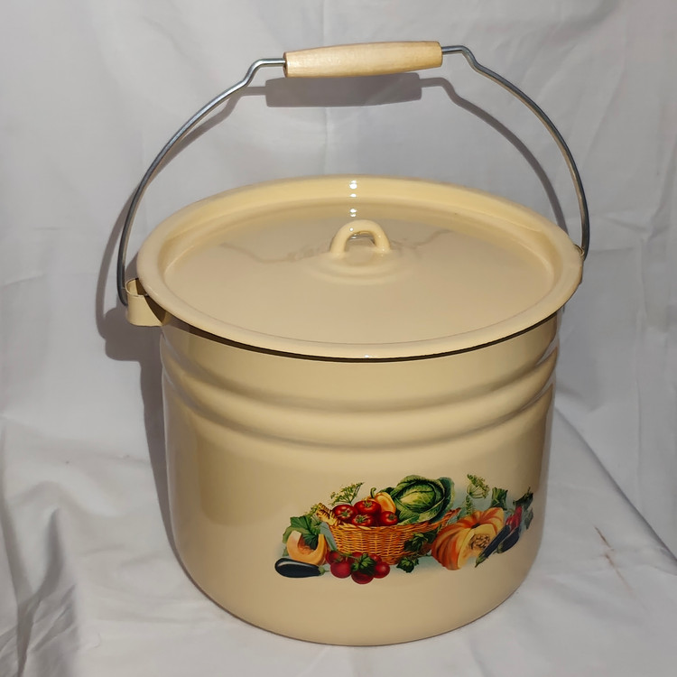 سطل لعابی ۱۲ لیتری استوانهای مدل کدو